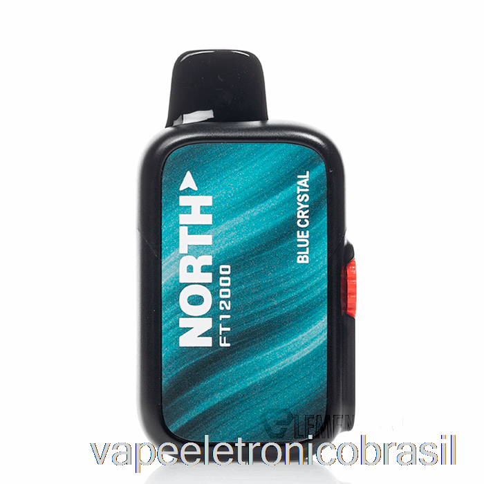 Vape Eletrônico North Ft12000 Cristal Azul Descartável